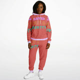 Saved Fly N Boujee Jogger Set (Pink burst)