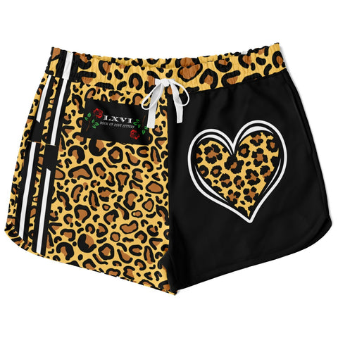 LXVI "Cheetah" Fashion Loose Shorts - AOP