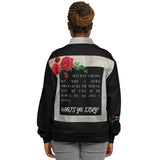 LXVI "Story" Baseball Jacket - AOP