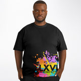 Graffiti Rose T-Shirt (plus size)