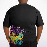 Graffiti Rose T-Shirt (plus size)