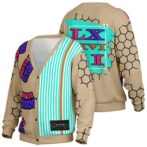 LXVI "Catch-Phrase" Cardigan - AOP