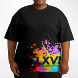Graffiti Rose T-Shirt (plus size)