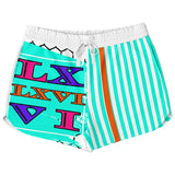LXVI "Hive-Vee" Fashion Loose Shorts - AOP