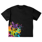 Graffiti Rose T-Shirt (plus size)