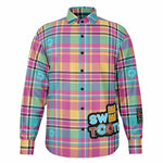 DOPE BLACC "Sweet-Tooth" Long Sleeve Button Down Shirt - AOP