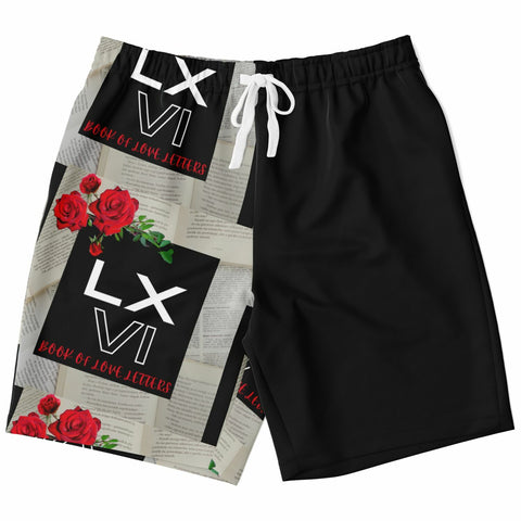 LXVI "66 Pages" Fashion Long Shorts - AOP