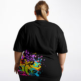 Graffiti Rose T-Shirt (plus size)