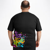 Graffiti Rose T-Shirt (plus size)