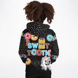 LXVI KIDZ "SweetTooth" Athletic Kids Hoodie - AOP