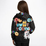 LXVI KIDZ "SweetTooth" Athletic Kids Hoodie - AOP