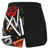 LXVI "Rose Fall" Fashion Loose Shorts - AOP