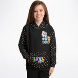 LXVI KIDZ "SweetTooth" Athletic Kids Hoodie - AOP