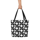 LXVI DripRose All-Over Print Large Tote Bag