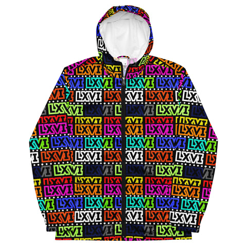 LXVI Logo Collage Men’s windbreaker