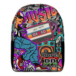 Dope Blacc "Music" Minimalist Backpack(MULTI)