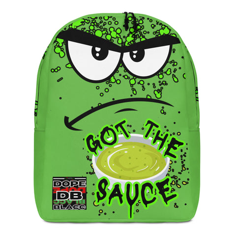 Dope Blacc "Sauce" Minimalist Backpack(Slime Green)