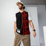 LXVI Stack Recycled unisex basketball jersey (Red)