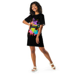 LXVI Logo Splash T-shirt dress