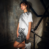 LXVI Graphite T-shirt dress