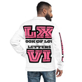 LXVI Pink Rose Unisex Bomber Jacket