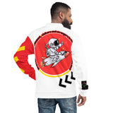 LXVI Visitor Unisex Bomber Jacket(Yellow/Red)