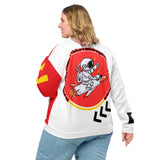 LXVI Visitor Unisex Bomber Jacket(Yellow/Red)