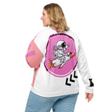 LXVI Visitor Unisex Bomber Jacket(Cotton Candy)