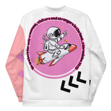 LXVI Visitor Unisex Bomber Jacket(Cotton Candy)