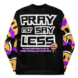 LXVI Say Less Unisex Bomber Jacket(Purple)