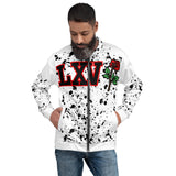 LXVI Splash Logo Unisex Bomber Jacket