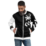 LXVI Visitor Unisex Bomber Jacket(Black)