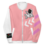 LXVI Visitor Unisex Bomber Jacket(Cotton Candy)