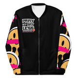 LXVI Say Less Unisex Bomber Jacket(Pink)
