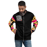 LXVI Say Less Unisex Bomber Jacket(Pink)