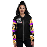 LXVI Say Less Unisex Bomber Jacket(Purple)