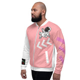 LXVI Visitor Unisex Bomber Jacket(Cotton Candy)