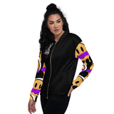 LXVI Say Less Unisex Bomber Jacket(Purple)