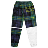 LXVI Plaid-Tri Unisex track pants