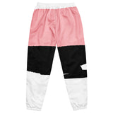 LXVI Jungle Print Unisex track pants(Cotton-Candy/Apple)
