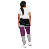 LXVI Jungle Print Unisex track pants(Grape)