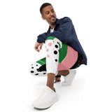 LXVI Jungle Print Unisex track pants(Cotton-Candy/Apple)