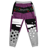LXVI Jungle Print Unisex track pants(Grape)