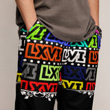 LXVI Neon Lights Unisex track pants