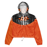 LXVI Graphix Women’s cropped windbreaker(Orange)