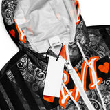 LXVI Graphix Women’s cropped windbreaker(Orange)