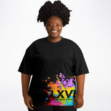 Graffiti Rose T-Shirt (plus size)