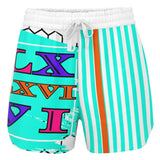 LXVI "Hive-Vee" Fashion Loose Shorts - AOP