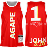 LXVI Christian League Basketball Jersey (Agape)