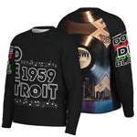 DOPE BLACC "Motown" Men's Long Sleeve Performance Shirt - AOP